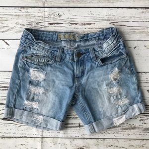 Distressed Boyfriend shorts